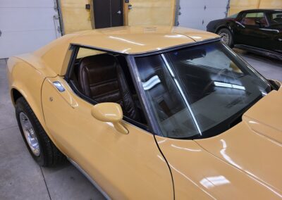 1977 Tan Corvette Brown Interior For Sale