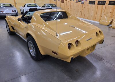 1977 Tan Corvette Brown Interior For Sale