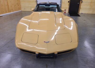 1977 Tan Corvette Brown Interior For Sale