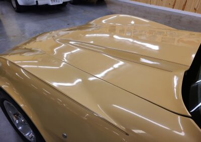 1977 Tan Corvette Brown Interior For Sale