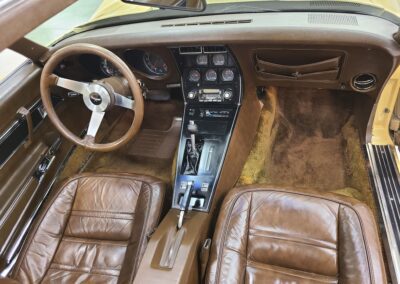 1977 Tan Corvette Brown Interior For Sale