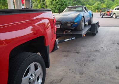 1975 Bright Blue Corvette Convertible Stingray For Sale