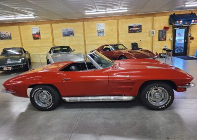 1963 Riverside Red Corvette Stingray Convertible