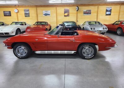 1963 Riverside Red Corvette Stingray Convertible