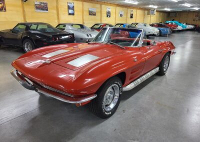 1963 Riverside Red Corvette Stingray Convertible