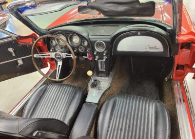 1963 Riverside Red Corvette Stingray Convertible