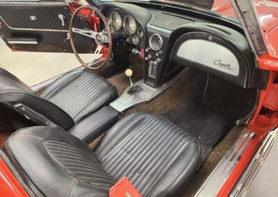 1963 Riverside Red Corvette Stingray Convertible