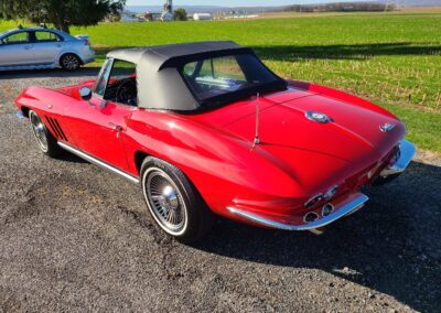 1965 Red Corvette Convertible 350Hp 4spd A/C For Sale