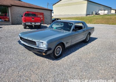 1966 Gray Ford Mustang For Sale
