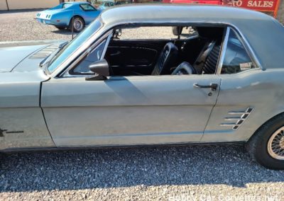 1966 Gray Ford Mustang For Sale