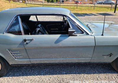 1966 Gray Ford Mustang For Sale