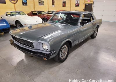 1966 Gray Ford Mustang For Sale