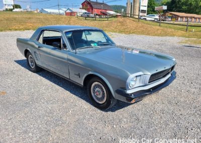 1966 Gray Ford Mustang For Sale