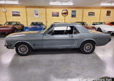 1966 Gray Ford Mustang For Sale