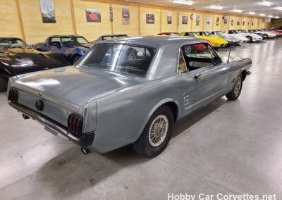 1966 Gray Ford Mustang For Sale
