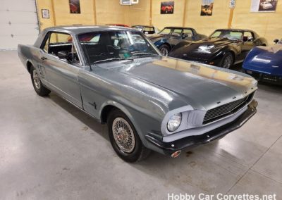 1966 Gray Ford Mustang For Sale
