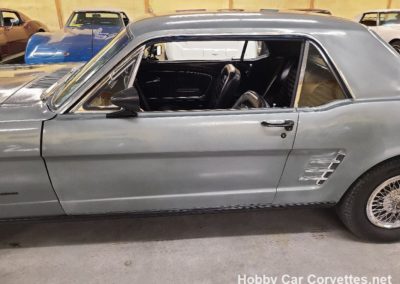 1966 Gray Ford Mustang For Sale