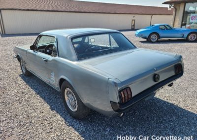1966 Gray Ford Mustang For Sale