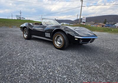 1968 Black Corvette Convertible Stingray