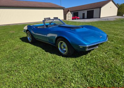 1968 Blue Corvette Convertible Big Block 4spd For Sale