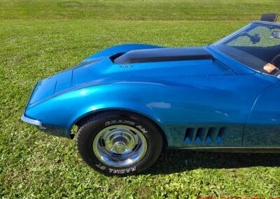 1968 Blue Corvette Convertible Big Block 4spd For Sale