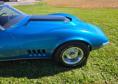 1968 Blue Corvette Convertible Big Block 4spd For Sale