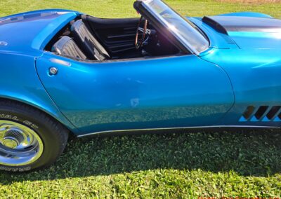 1968 Blue Corvette Convertible Big Block 4spd For Sale