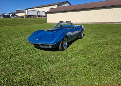 1968 Blue Corvette Convertible Big Block 4spd For Sale