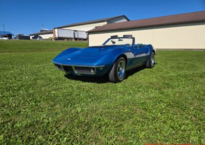1968 Blue Corvette Convertible Big Block 4spd For Sale