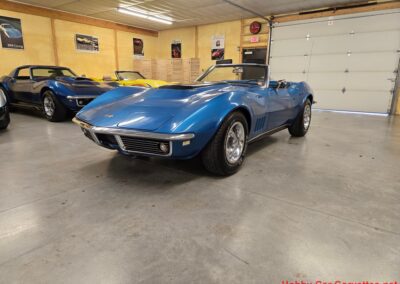 1968 Blue Corvette Convertible Big Block 4spd For Sale