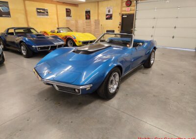 1968 Blue Corvette Convertible Big Block 4spd For Sale