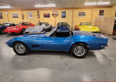 1968 Blue Corvette Convertible Big Block 4spd For Sale