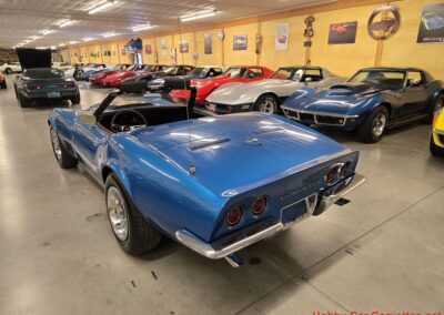 1968 Blue Corvette Convertible Big Block 4spd For Sale