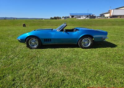 1968 Blue Corvette Convertible Big Block 4spd For Sale
