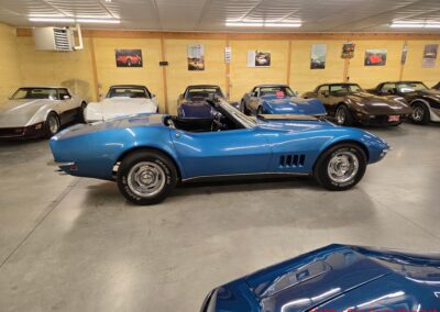 1968 Blue Corvette Convertible Big Block 4spd For Sale
