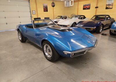 1968 Blue Corvette Convertible Big Block 4spd For Sale