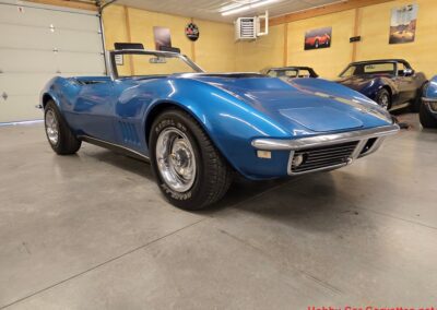 1968 Blue Corvette Convertible Big Block 4spd For Sale