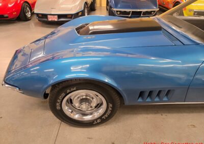 1968 Blue Corvette Convertible Big Block 4spd For Sale