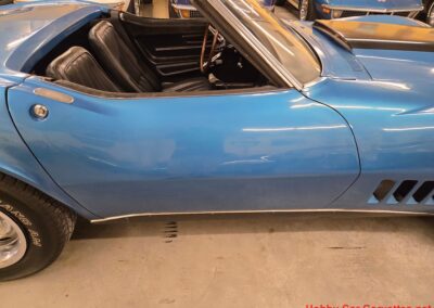 1968 Blue Corvette Convertible Big Block 4spd For Sale