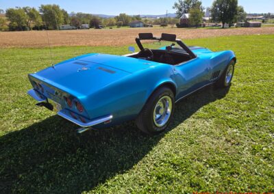 1968 Blue Corvette Convertible Big Block 4spd For Sale