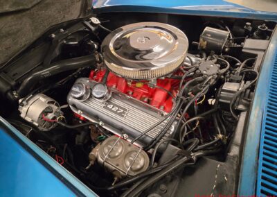 1968 Blue Corvette Convertible Big Block 4spd For Sale