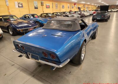 1968 Blue Corvette Convertible Big Block 4spd For Sale