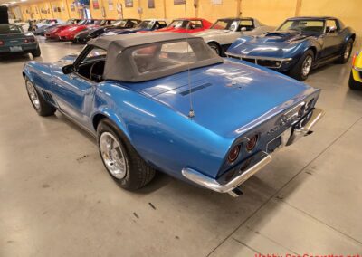 1968 Blue Corvette Convertible Big Block 4spd For Sale