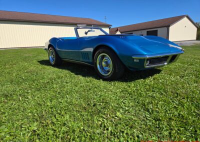 1968 Blue Corvette Convertible Big Block 4spd For Sale