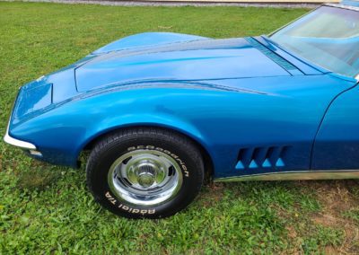 1968 Lemans Blue Corvette Convertible 4spd 350Hp For Sale