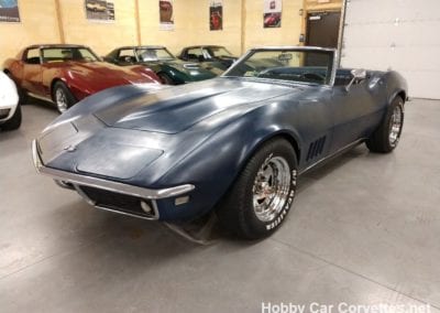 1968 International Blue Corvette Stingray Convertible For Sale