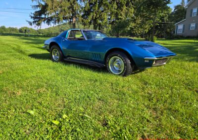 1968 Bright Blue Corvette T Top