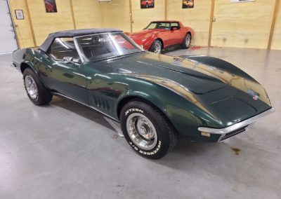 1968 British Green Corvette Convertible 4spd For Sale