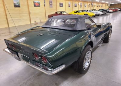 1968 British Green Corvette Convertible 4spd For Sale