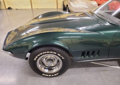 1968 British Green Corvette Convertible 4spd For Sale